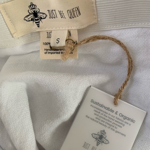 New Just be Queen Tulum midi white skirt sz S - Picture 8 of 8